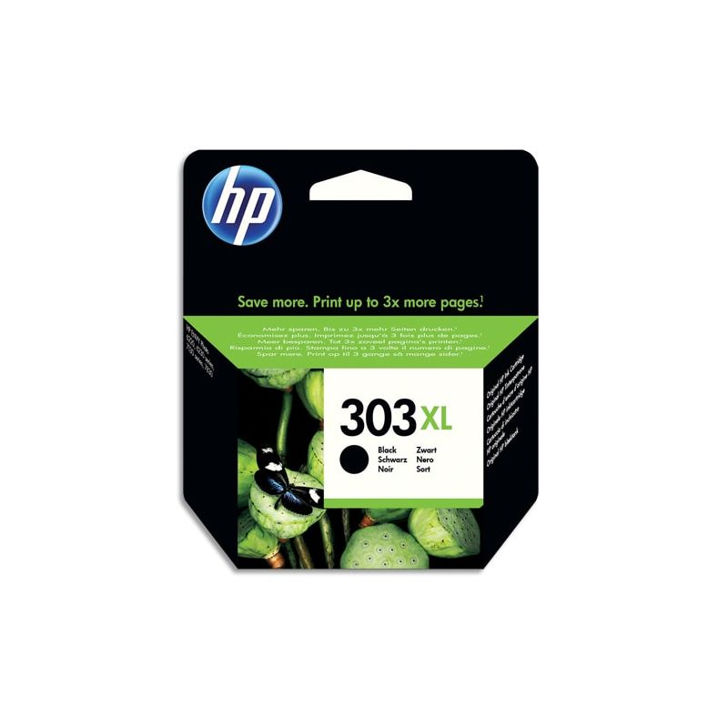 HP Cartouche Jet d'encre 303XL Noir T6N04AE