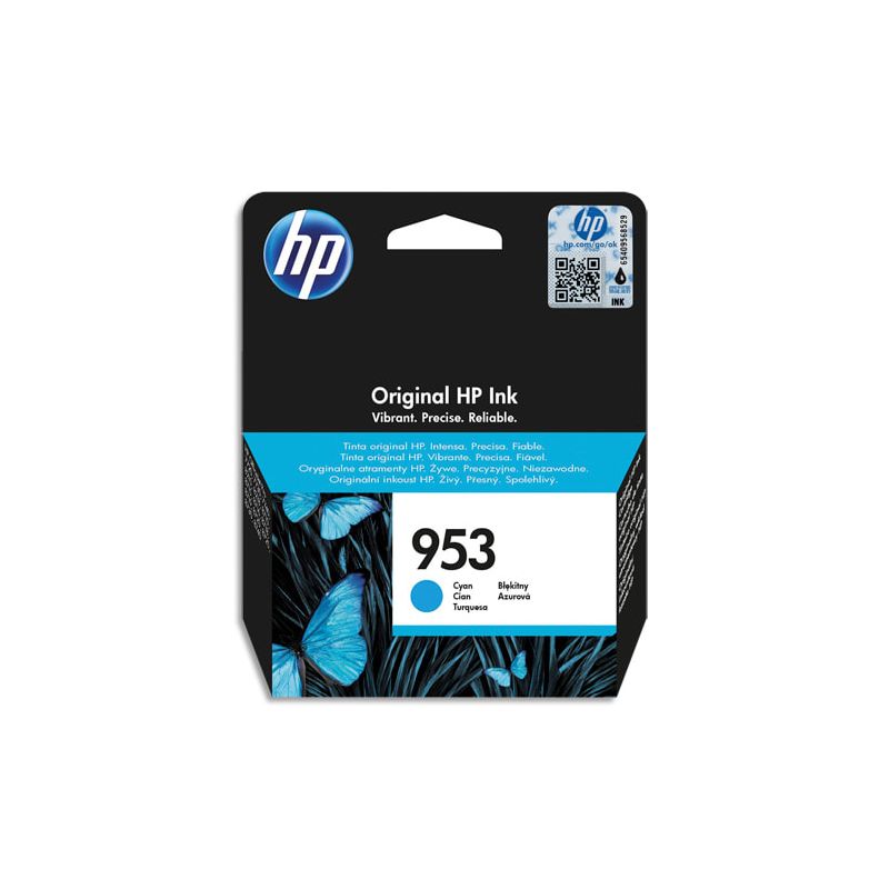 HP Cartouche Jet d'encre Cyan 953 F6U12AE