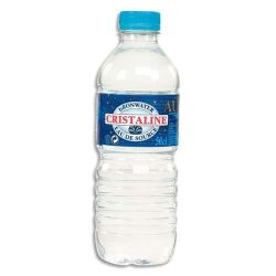 CRISTALINE Bouteille plastique d'eau de 50 cl