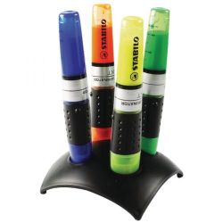 STABILO Set de bureau de 4 surligneurs LUMINATOR