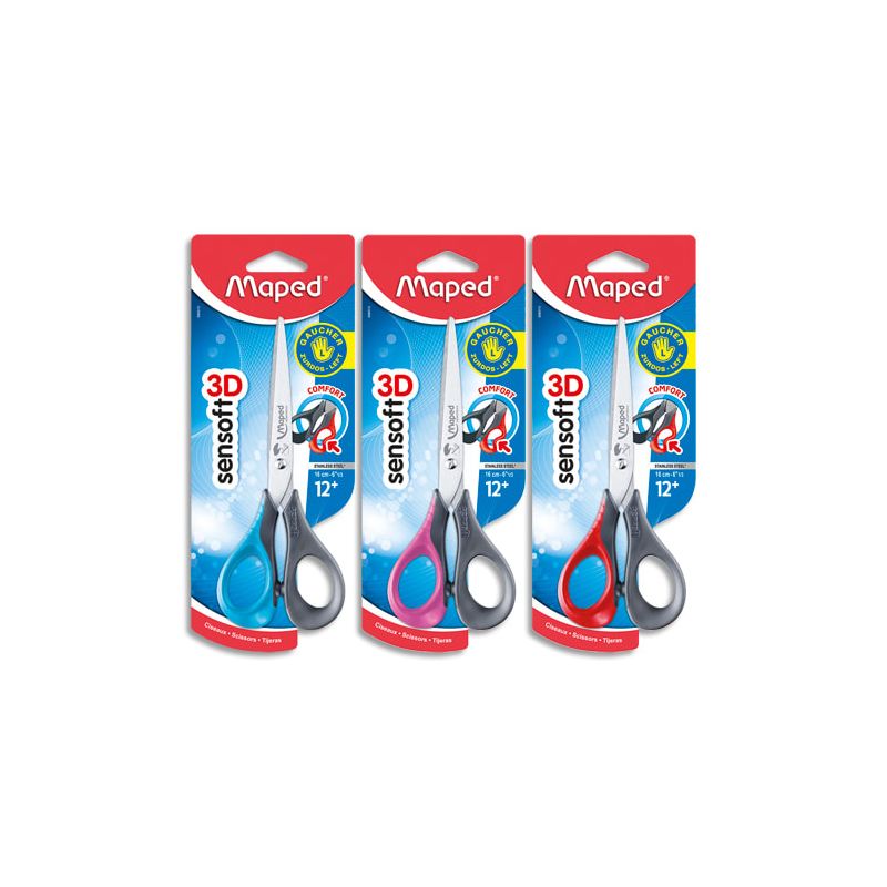 MAPED SENSOFT ciseaux 16 cm pour gaucher
