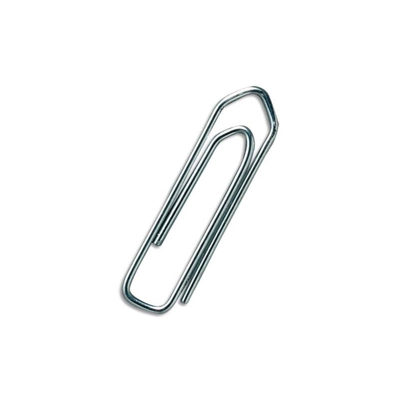 Boîte de 100 attaches lettre 30mm en acier galvanisé et bout chevron