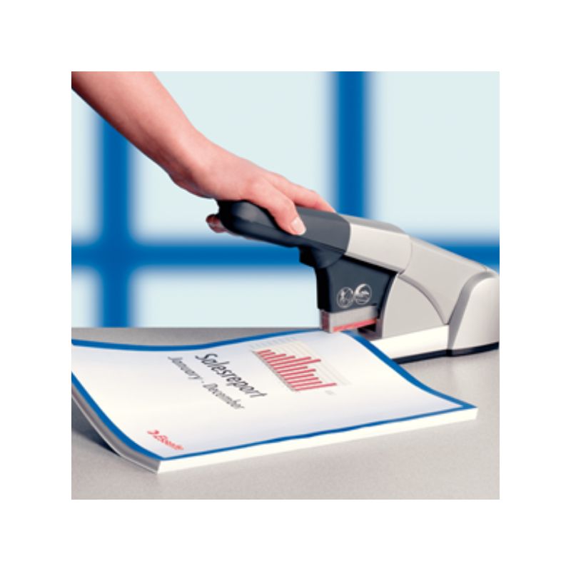 LEITZ Agrafeuse gros travaux à recharge d'agrafes par cassette de couleur