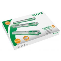 LEITZ Boîte de 5 recharges 210 agrafes 26/10 Vert