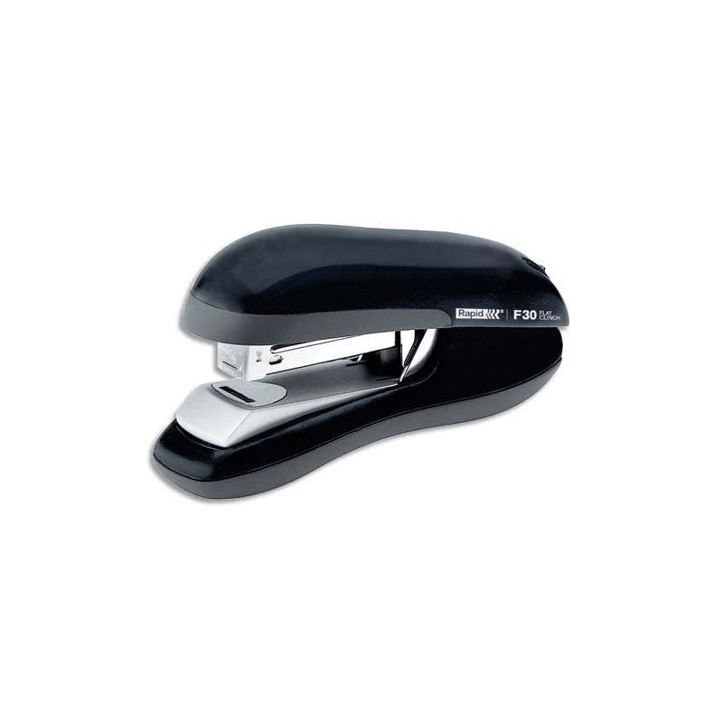 RAPID Agrafeuse de bureau F30 agrafes 24/6 et 26/6 30 feuilles Noir