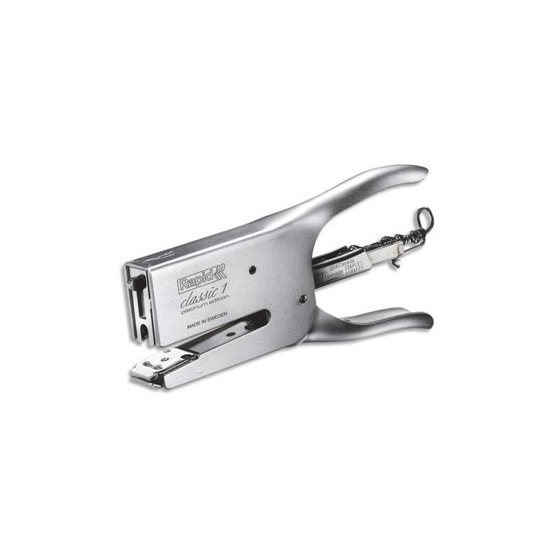 RAPID Pince agrafeuse K1 Agrafes 24/6 et 24/8 50 feuilles Chromée