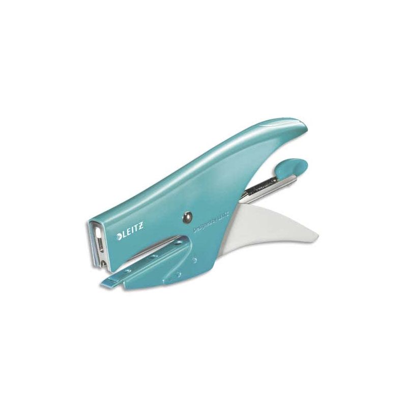 LEITZ Pince agrafeuse WOW menthe Capacité 15 feuilles