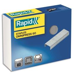 RAPID Boîte de 1000 agrafes SUPREME OMNIPRESS 60