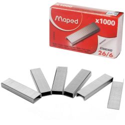 MAPED Boîte de 1000 agrafes 26/6
