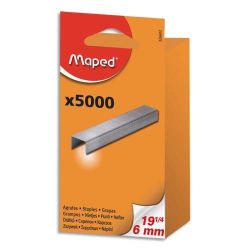 MAPED Boîte de 5000 agrafes SP 19-1/4 galvanisé