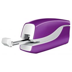 LEITZ Agrafeuse portable électrique Violet Capacité 10 feuilles