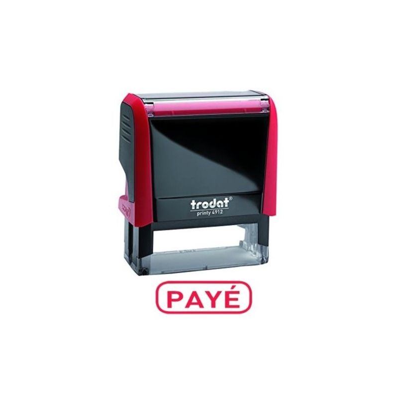 TRODAT Timbre formule PAYE Encrage Rouge