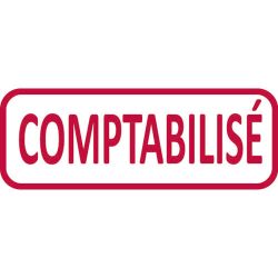 TRODAT Timbre formule COMPTABILISE Encrage Rouge