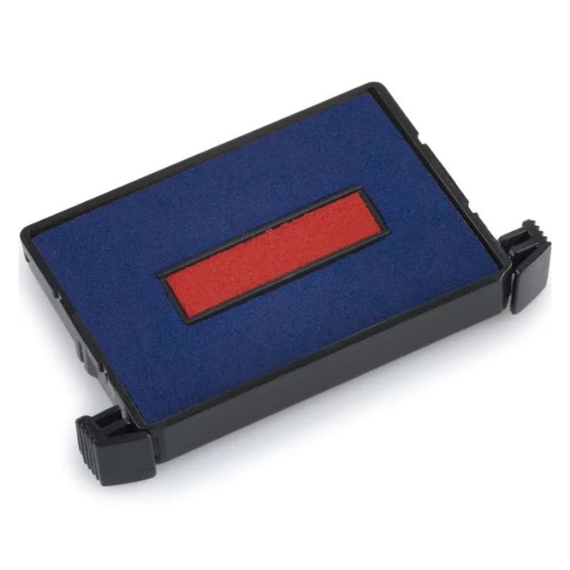 TRODAT Boîte 10 recharges 6/4750 Bicolore Bleu et Rouge
