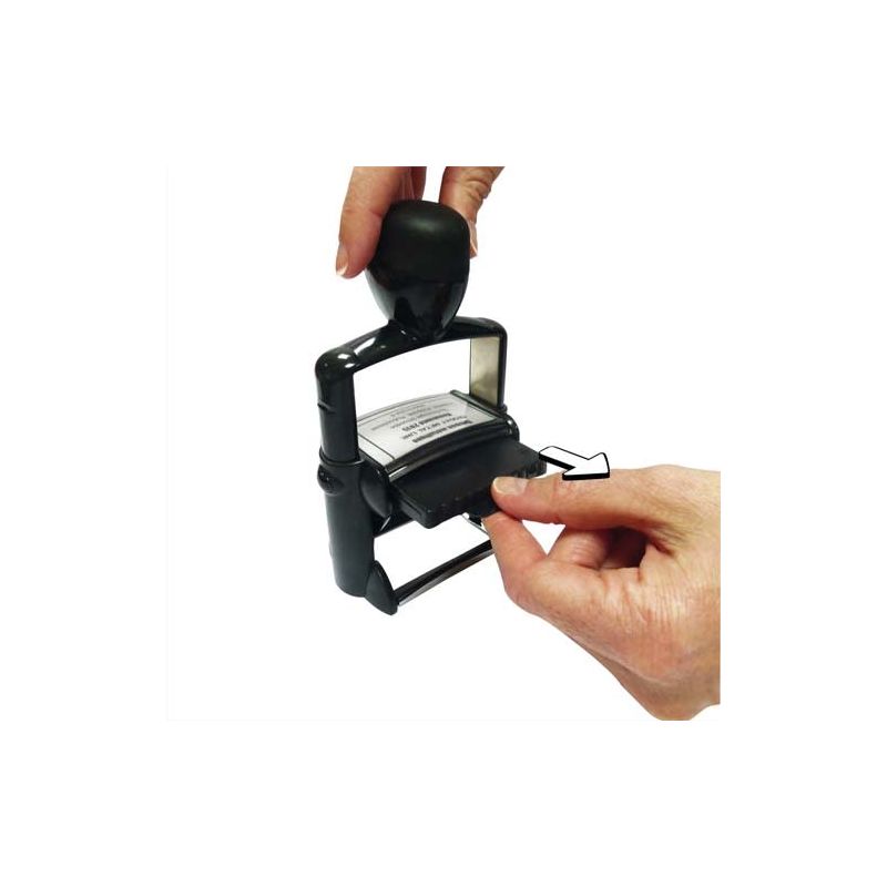 TRODAT Blister 3 recharges 6/4750 Bicolore Bleu et Rouge