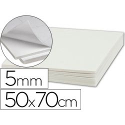 LIDERPAPEL Carton plume adhésif 50x70cm blanc