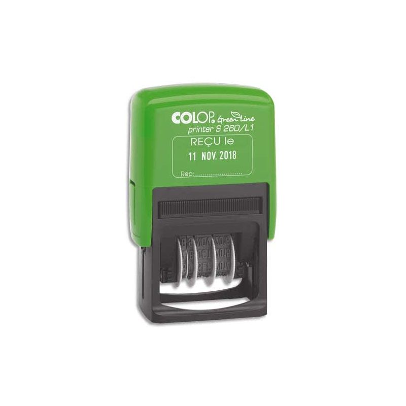 COLOP Dateur formule RECU LE Bicolore