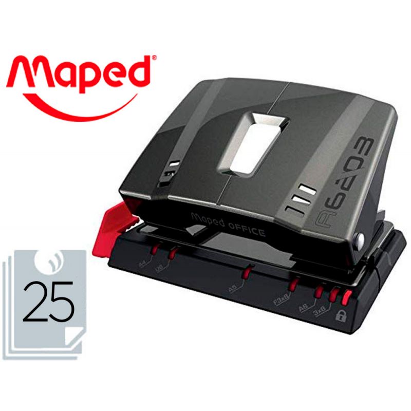 MAPED Perforateur 2 trous ADVANCED Capacité 25 feuilles