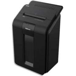 FELLOWES Destructeur Automax 100M coupe micro particules 100f sécurité P-4 corbeille 23L 4629201