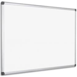 PERGAMY Tableau Blanc laqué magnetique, cadre aluminium, Format : L120 x H180 cm