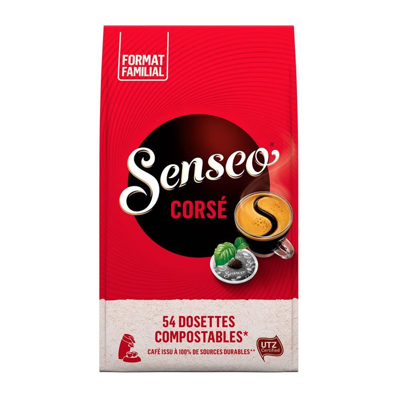 SENSEO 54 Dosettes de café corsé