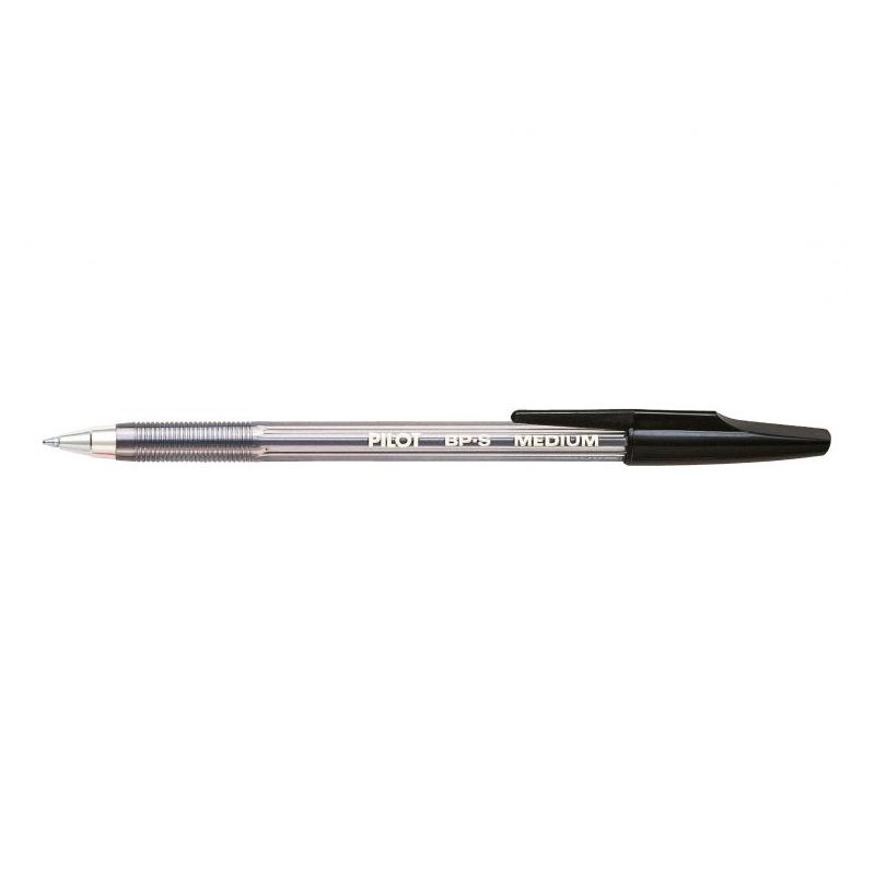 PILOT BP-S Stylo à bille rechargeable pointe moyenne encre Noire