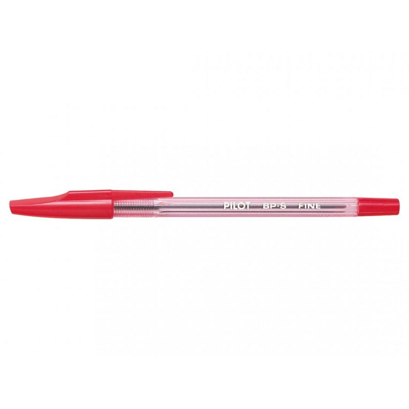 PILOT BP-S Stylo à bille rechargeable pointe fine encre Rouge
