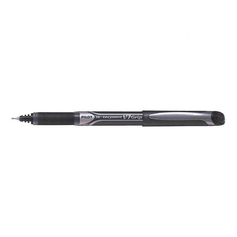 PILOT V7 Stylo roller grip pointe aiguille Noir
