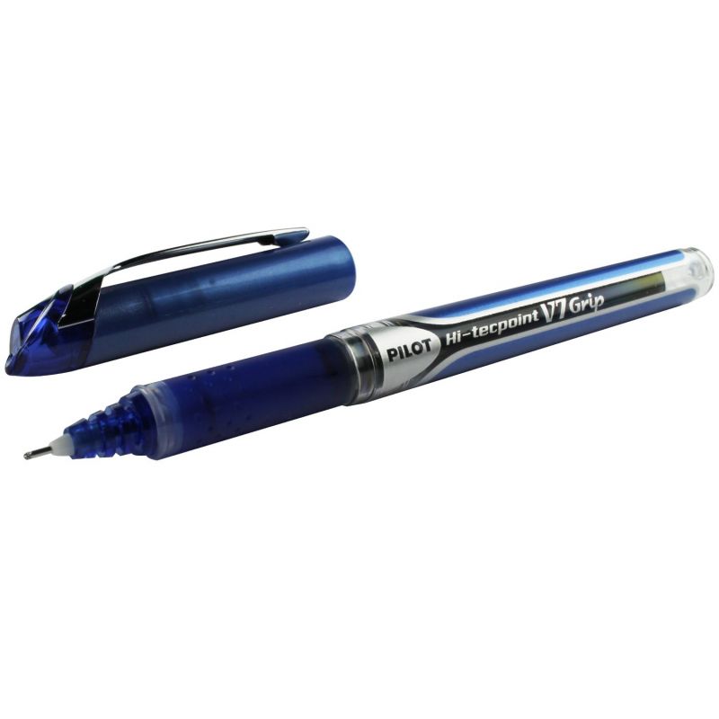 PILOT V7 Stylo roller grip pointe aiguille Bleu