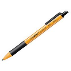 STABILO Stylo à bille rétractable avec grip confort Gamme Green Encre Noire