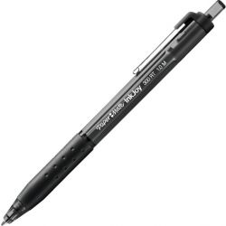 PAPERMATE Stylo bille rétractable avec grip Pointe moyenne Encre Noire