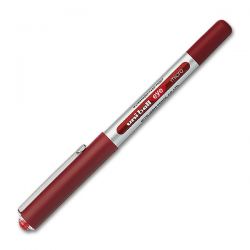 UNI-BALL EYE Stylo roller pointe métal ultra-fine encre liquide Rouge