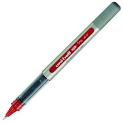 UNI-BALL EYE Stylo Roller pointe métal fine encre liquide Rouge