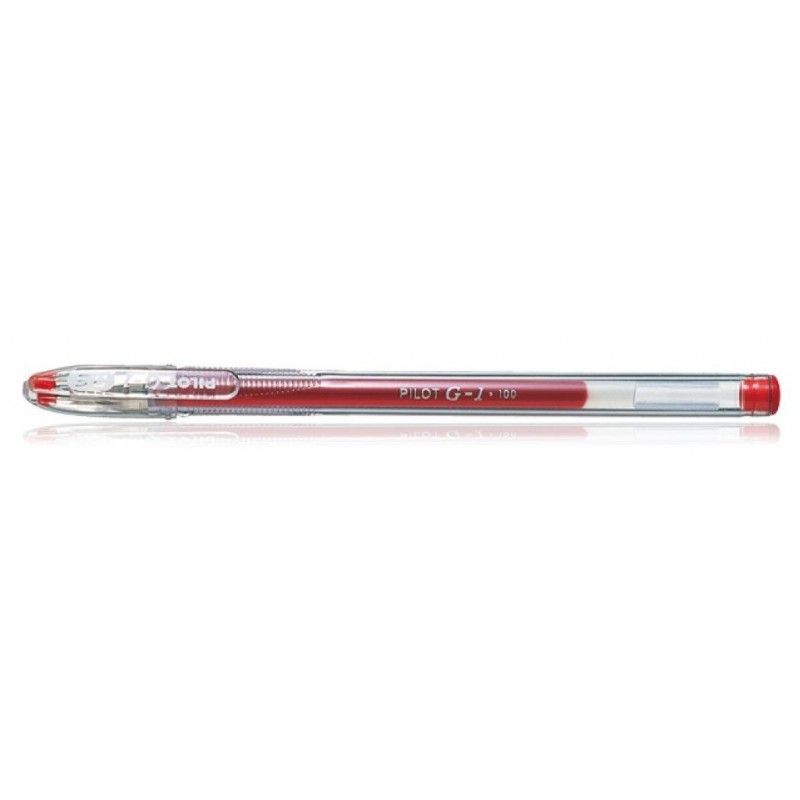 PILOT G1-05 Stylo à bille pointe fine encre gel Rouge