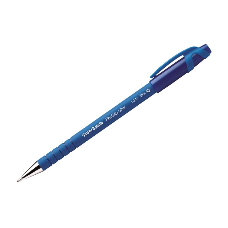 PAPERMATE FLEXGRIP ULTRA Stylo à bille pointe moyenne encre Bleue