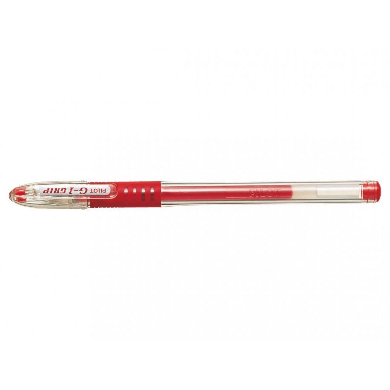 PILOT G1-GRIP Stylo à bille pointe fine encre gel Rouge