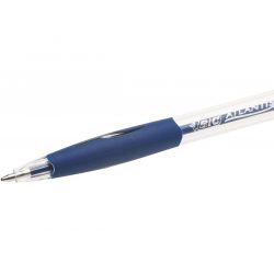 BIC ATLANTIS Stylo à bille rechargeable pointe moyenne rétractable encre Bleue