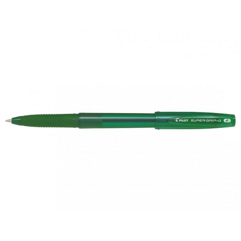 PILOT SUPER GRIP-G Stylo bille pointe fine Encre Verte