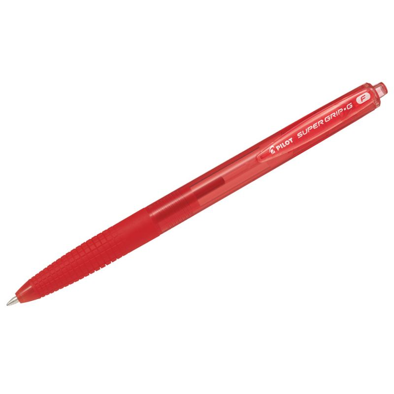 PILOT Stylo bille SUPER GRIP G rétractable pointe fine encre Rouge