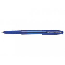 PILOT SUPER GRIP-G Stylo bille pointe moyenne encre Bleue