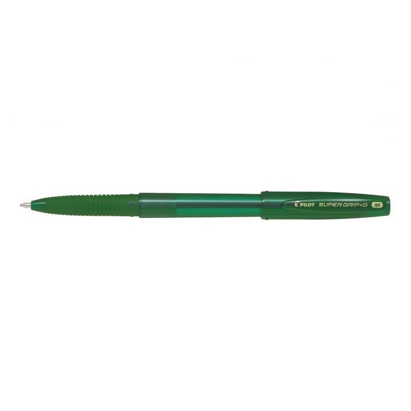 PILOT SUPER GRIP-G Stylo bille pointe moyenne Encre Vert