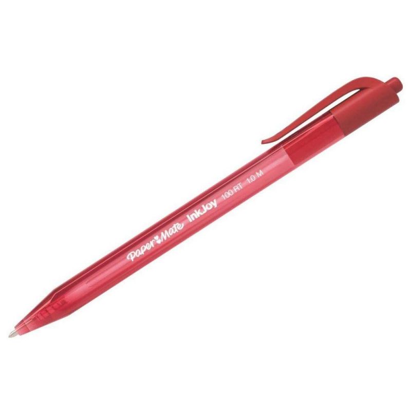 PAPERMATE INKJOY Stylo bille rétractable Pointe moyenne Encre rouge