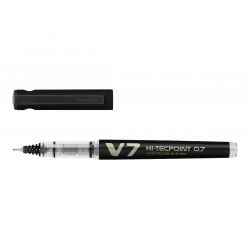 PILOT V5 HI-TECPOINT Stylo roller rechargeable pointe tubulaire Encre liquide Noire