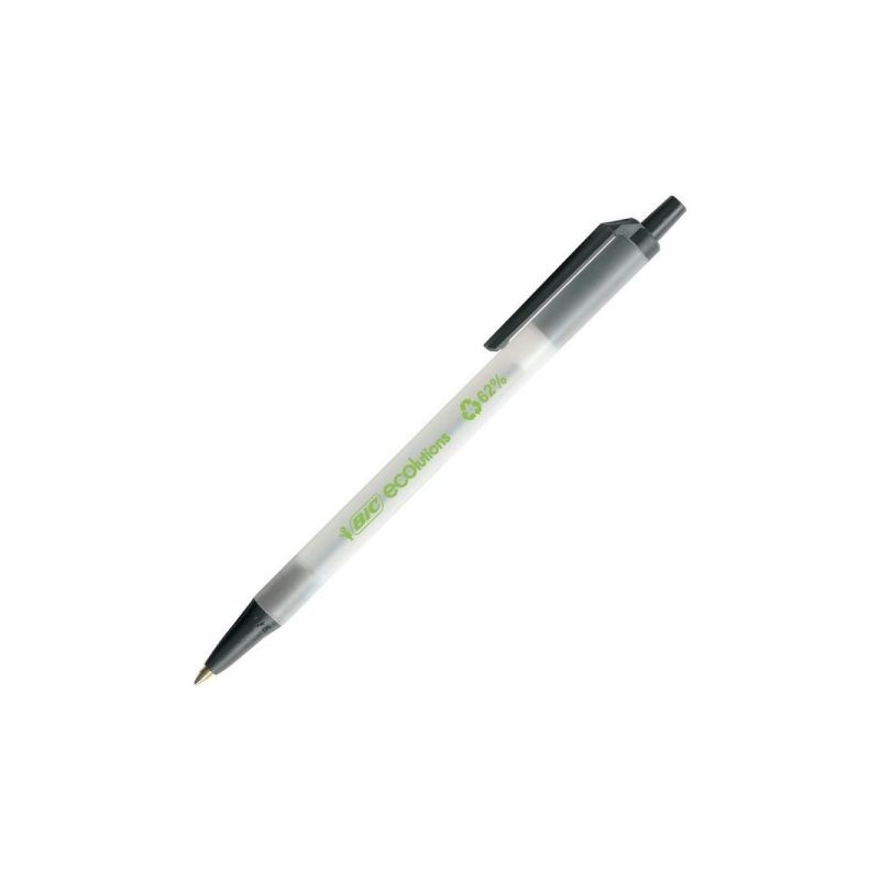 BIC ECOLUTION CLIC STICK Stylo bille Ecriture Moyenne Encre Noire