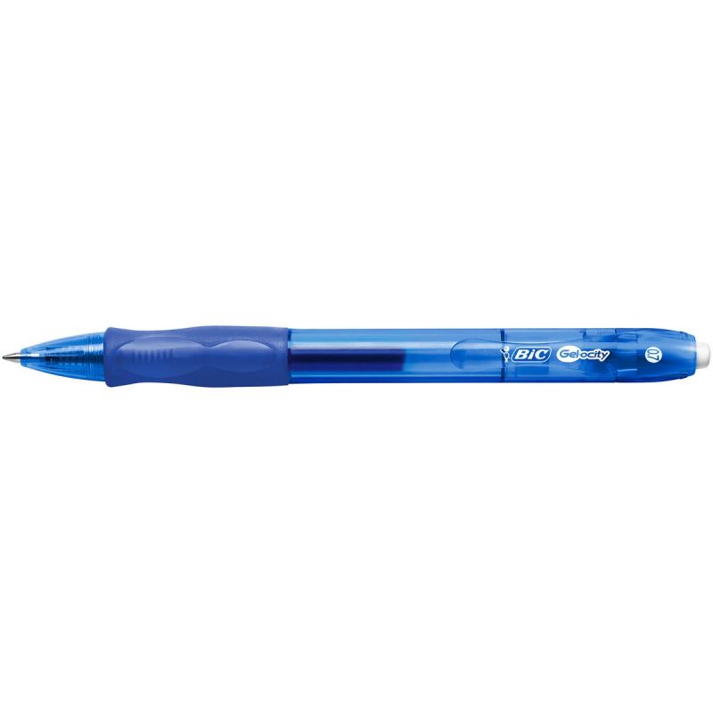 BIC VELOCITY GEL Stylo à Bille Pointe moyenne Encre gel Bleue