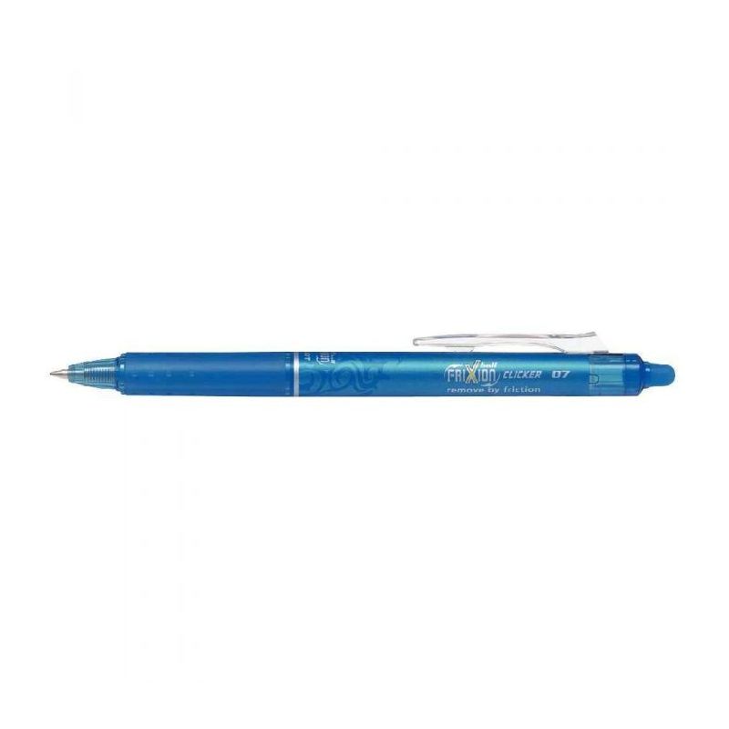 PILOT FRIXION CLICKER 07 Stylo Roller rétractable Pointe moyenne Encre Turquoise
