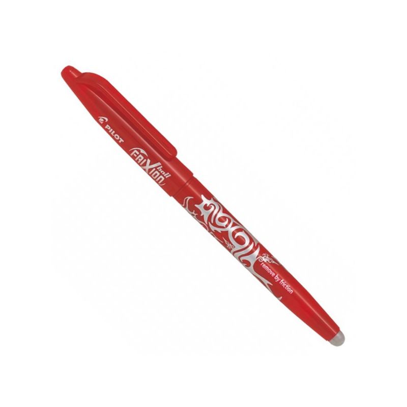 PILOT FRIXION BALL 07 Stylo bille effaçable pointe moyenne encre gel Rouge
