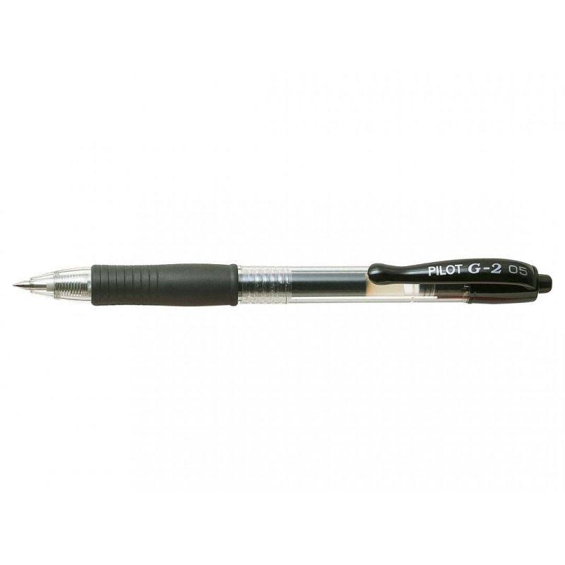 PILOT G2 Stylo à bille pointe fine rétractable encre gel Noire