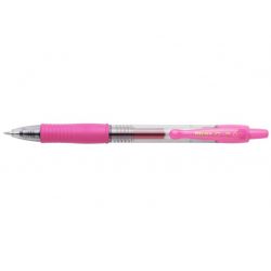 PILOT G2 Stylo bille pointe moyenne rétractable Encre gel Rose