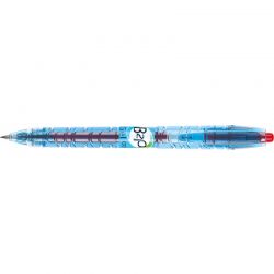 PILOT B2P Stylo bille rétractable pointe moyenne Encre gel Rouge